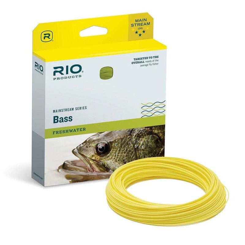 RIO Products Fly Line Mainstream Bass/Pike/Panfish Wf8F, Yellow - Image 1